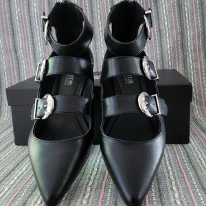 Killstar Oracle Flats Moon Buckles sz 9 BNIB